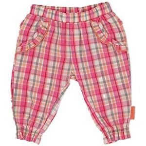 Sterntaler Babybroek voor meisjes, geruite stijl, koraalrood, 56 cm