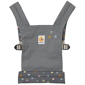 Ergobaby Poppendrager kinderspeelgoed, draagtas voor babypop, poppendraagtas van 100% katoen, Doll Carrier Chalkboard