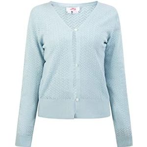 myMo Cardigan dames 12426724, lichtblauw, M