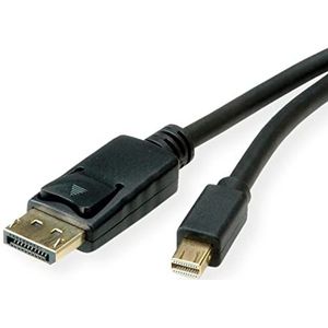 ROLINE Mini DisplayPort kabel, v1.4, mDP - DP, ST - ST, zwart, 2 m