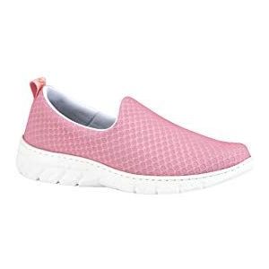 Dian Valencia Plus Sneaker met eendelige snit, naadloos, SRC+O1+FO, roze, maat 44