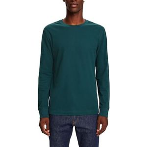 ESPRIT T-shirt voor heren, 305/Emerald green., XS