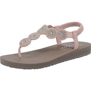 Skechers Vrouwen Meditatie - Perfecte 10 Open teen sandalen, Lichtroze, 36 EU