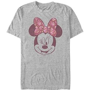 Disney Classic Mickey - Love Rose Unisex Crew neck T-Shirt Melange grey 2XL