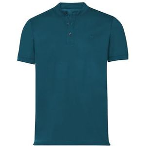 Trigema - Poloshirt - Petrol - 100% Katoen - Halve Armlengte