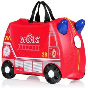 Trunki Reiskoffer & Handbagage Kinderen Frank De Brandweerwagen (Rood)