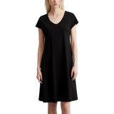 Jerseyjurk - Effen - TENCEL™ - Kwartmouw - V-hals - Knielengte