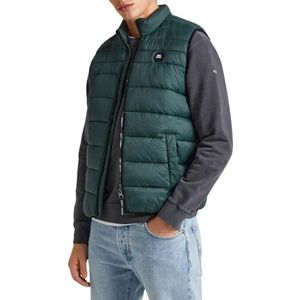 Pepe Jeans Balle Gillet Puffer Gilet voor heren, Groen (Regent Groen), M