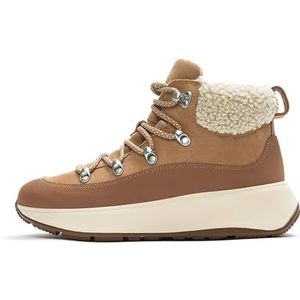 Fitflop - F-Mode Teddy-Collar - Enkellaars - Desert Tan