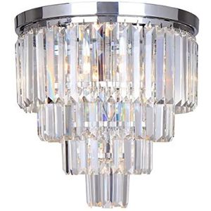 Zumaline AMEDEO Plafondlamp, Chroom, Glas, 5x E14