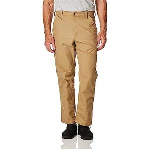 Carhartt Mannen canvas werk tuinbroek broek B151, Donkere Kaki, 46W / 32L