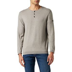 camel active Heren 409575/1K01 Pullover Stone Gray, M, Stone Gray, M