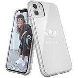Adidas Originals Compatibel met iPhone 11 hoesje, groot logo-opdruk, transparante beschermende hoes voor mobiele telefoon, transparant