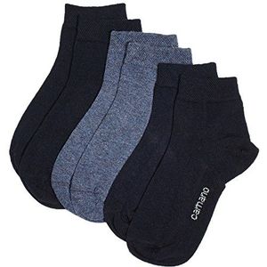 Camano kindersokken 3 stuks, blauw (Navy 4), 27-30