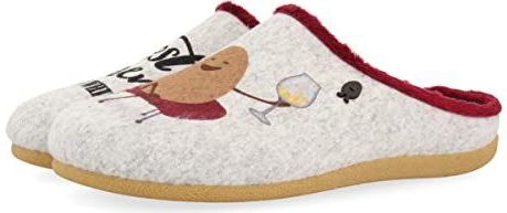 Hot Potatoes Drosing pantoffels voor dames, Grijs, 36 EU