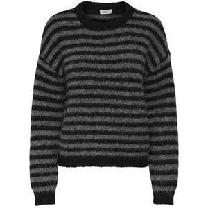 JDY - JDYZOEY - Trui - Grijs Gemêleerd/Zwart