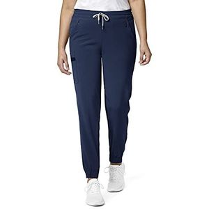 WonderWink Womens Renew Jogger Scrub Pant voor dames, marineblauw, S/Klein