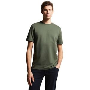 bugatti - Heren T-shirt - Mos - 1:2 Mouw