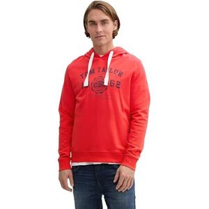 TOM TAILOR Sweatshirt voor heren, 21619 - Power Red, L