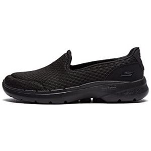 Skechers Heren GO WALK 6 BIG SPLASH Sneaker, zwart, 4 UK