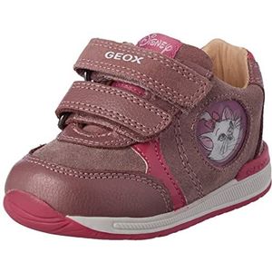 Geox B Rishon Girl B Sneakers voor meisjes, dark rose fuchsia, 25 EU