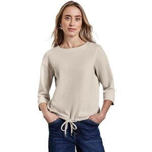 Street One Oversize shirt voor dames, Smooth Sand Beige, 34