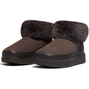 Fitflop Gen-ff Ultra-Shearling Mini Boot Enkellaars, Woestijn Tan, 38.5 EU