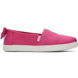 TOMS Klassieke Alpargata instappers voor meisjes, Fuchsia Canvas, 37.5 EU