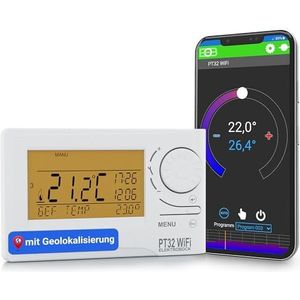Elektrobock Kamerthermostaat met wifi-module, wit, normaal, PT32 WiFi