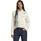 Slim Shirt ls wmn, Beige (Eggnog D24229-d414-g076), XS