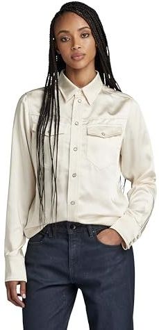 Slim Shirt ls wmn, Beige (Eggnog D24229-d414-g076), XS