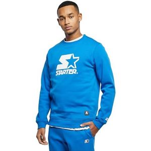 Starter Black Label Heren Starter Logo Crewneck Sweatshirt, kobaltblauw, S