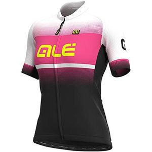 Alé Blend fietsshirt voor dames, zwart/neonroze, maat S