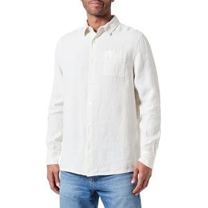 Armor Lux Shirt met lange mouwen en zachte kraag, Oyster Clair, L