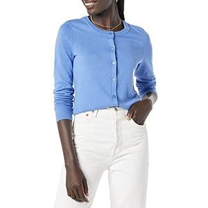 Amazon Essentials Women's Lichtgewicht vest met ronde hals (verkrijgbaar in grote maten), Blauw, XS