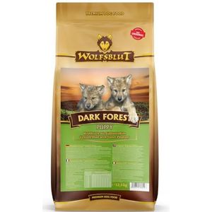 Wolfsblut Dark Forest Puppy - voer met jachtvlees en zoete aardappelen voor puppy's en jonge honden