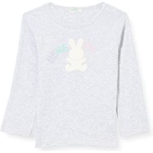 United Colors of Benetton T-shirt voor kinderen, grijs 506, 50 cm