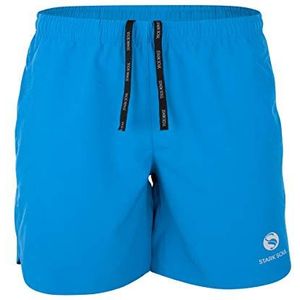 STARK SOUL Sportshorts voor heren, fitness reflect, functionele broek, ademend, sneldrogende trainingsshort, blauw, M