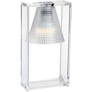 Kartell Light- Air, tafellamp met reliëf, glashelder