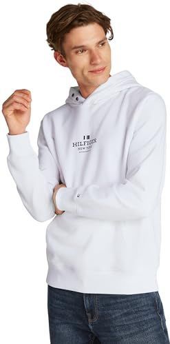 Tommy Hilfiger - Hoodie - Wit - Heren