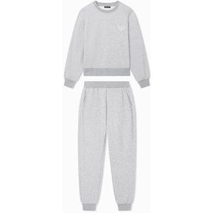 EMPORIO ARMANI DAMES ICONIC TERRY TRACKSUIT SET GRIJS XL, Grijs, XL