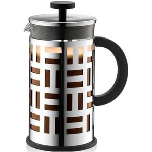 Bodum EILEEN Koffiezetapparaat, French Press System, permanent filter van roestvrij staal, 1,0 liter, glanzend