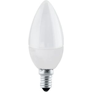 EGLO LED lamp E14, kaars gloeilamp 5 Watt (40w equivalent), 470 Lumen, lichtbron warm wit, 3000 Kelvin, C37, Ø 3,7 cm