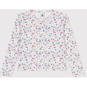 Petit Bateau Gebreide jas voor meisjes, wit/meerkleurig., 5 Jaar