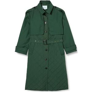 Minus Dames Aurora trenchcoat, Jungle Green, 12, Jungle Green, 38