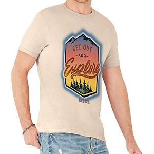 DelSol Del Sol T-shirt voor jongens, beige, S