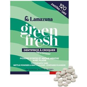 Lamazuna - Tandpastatabletten - Biologisch - 30 gram - Brandnetel Munt