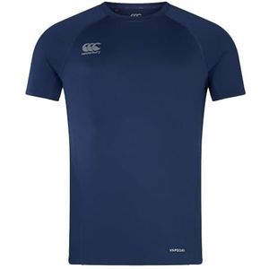 Canterbury Superlight T-shirt met klein logo voor heren, marineblauw, 3XL