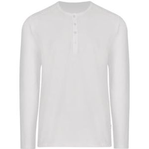 Trigema Shirt met lange mouwen en, wit, S