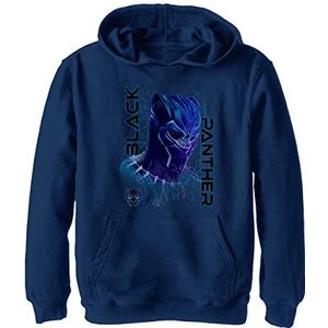 Marvel Boys Ultra Panther Capuchonsweater, Heather Navy, M, Heather Navy, M, Heather Navy, M, Heather marineblauw, M